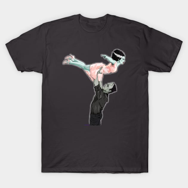 Dirty Dancing Frankenstein T-Shirt by FanboyMuseum